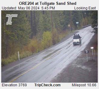 https://www.TripCheck.com/roadcams/cams/ORE204 at Tollgate Sand Shed_pid3541.JPG